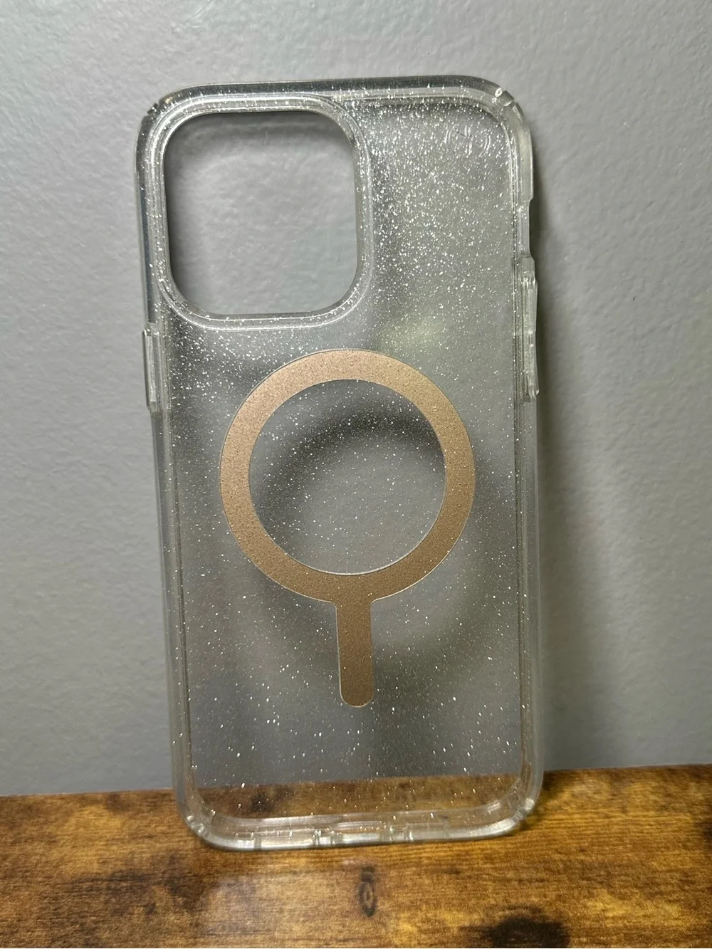 Clear sparkly iPhone 14 Pro Max Case